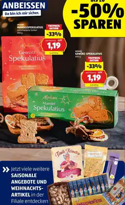 Hofer Monarc Gewürz Spekulatius Angebot