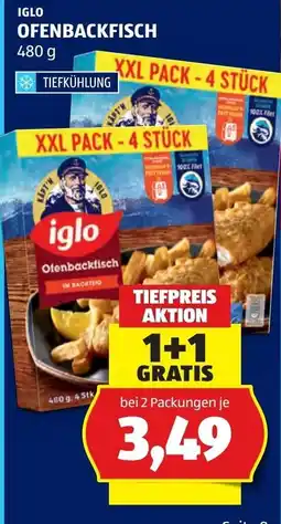 Hofer Iglo Ofenbackfisch Angebot