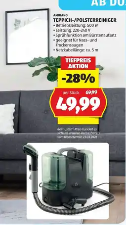 Hofer Ambiano Teppich-/Polsterreiniger Angebot