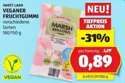 Hofer Sweet Land Veganer Fruchtgummi Angebot