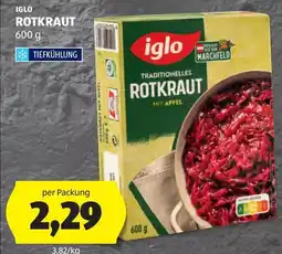 Hofer iglo Rotkraut mit Apfel Angebot