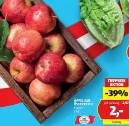 Hofer Äpfel aus Österreich Angebot
