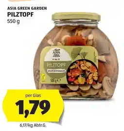 Hofer Asia Green Garden Pilztopf Angebot