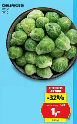 Hofer Kohlsprossen Angebot