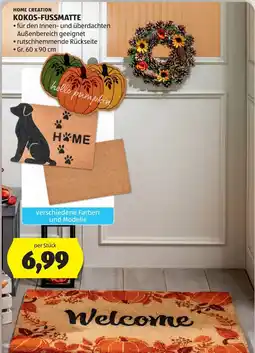 Hofer Home Creation Kokos-Fußmatte Angebot