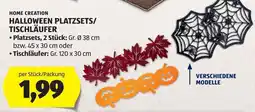 Hofer Home Creation Halloween Platzsets/Tischläufer Angebot