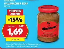 Hofer Händlmaier Hausmacher Senf Angebot
