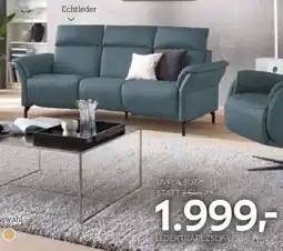 XXXLutz Dieter Knoll Ledertrapezsofa Angebot