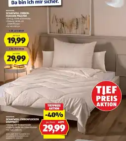 Hofer Novitesse Schafwoll Zirbenflocken Polster Angebot