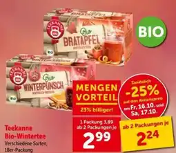 Interspar Teekanne Bio-Wintertee Angebot