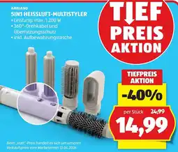 Hofer Ambiano 5in1 Heissluft-Multistyler Angebot