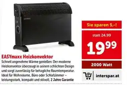 Interspar EASYmaxx Heizkonvektor Angebot