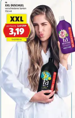 Hofer Fa XXL Duschgel Angebot