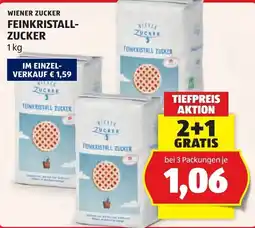Hofer Wiener Zucker Feinkristall-Zucker Angebot