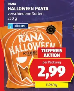 Hofer Rana Halloween Pasta Angebot