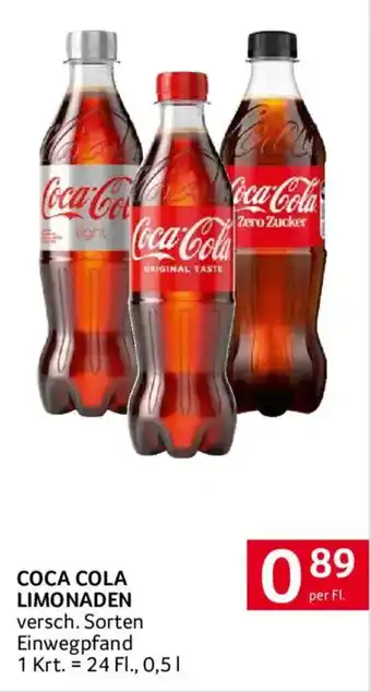 Coca Cola Limonaden