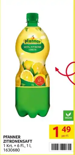 Transgourmet Pfanner Zitronensaft Angebot