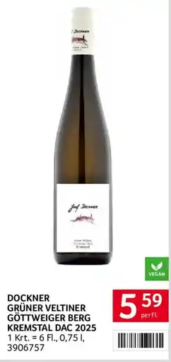 Transgourmet Dockner Grüner Veltiner Göttweiger Berg Kremstal DAC 2025 Angebot