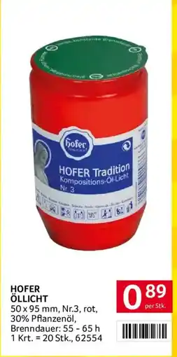 Transgourmet HOFER ÖLLICHT Angebot