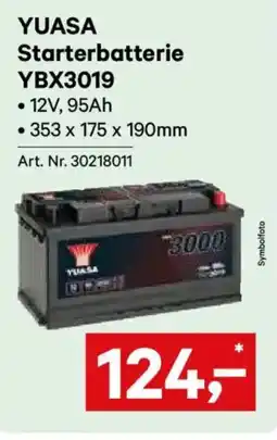 Lagerhaus YUASA Starterbatterie YBX3019 Angebot