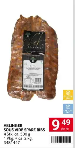 Transgourmet Ablinger Sous Vide Spare Ribs Angebot