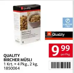 Transgourmet Quality Bircher Müsli Angebot