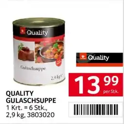 Transgourmet Quality Gulaschsuppe Angebot
