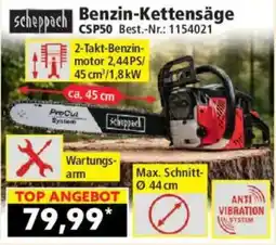 Norma Benzin-Kettensäge Scheppach Angebot