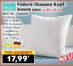 Norma Federn-/Daunen-Kopfkissen ANNA Angebot