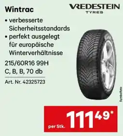 Lagerhaus Vredestein Wintrac Angebot
