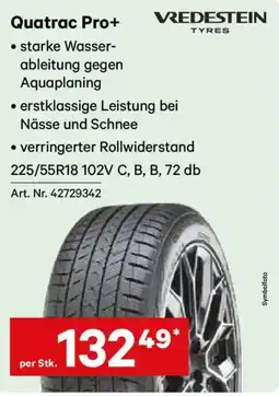 Lagerhaus Vredestein Quatrac Pro+ Angebot