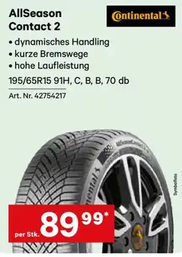 Lagerhaus Continental AllSeason Contact 2 Angebot