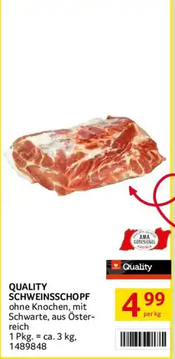 Transgourmet Quality Schweinsschopf Angebot