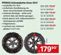 Lagerhaus PEWAG Schneekette Snox SUV Angebot