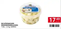 Transgourmet Die Käsemacher Ziegenkäsebällchen Angebot