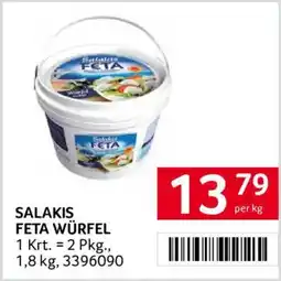 Transgourmet Salakis Feta Würfel Angebot