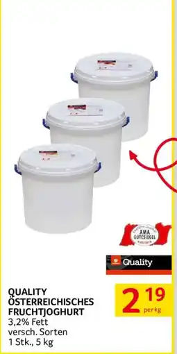 Transgourmet Quality Österreichisches Fruchtjoghurt Angebot