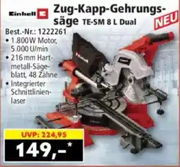 Norma Einhell Zug-Kapp-Gehrungsäge TE-SM 8 L Dual Angebot