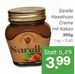 ETSAN Sarelle Haselnuss Creme mit Kakao Angebot
