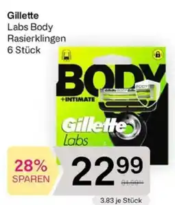 Bipa Gillette Labs Body Rasierklingen Angebot