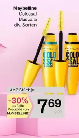 Bipa Maybelline Colossal Mascara Angebot