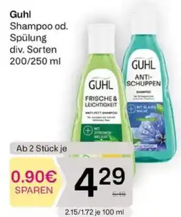 Bipa Guhl Shampoo od. Spülung Angebot
