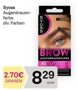 Bipa Syoss Augenbrauenfarbe Angebot