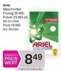 Bipa Ariel Waschmittel Angebot