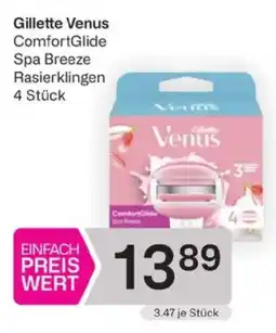 Bipa Gillette Venus ComfortGlide Spa Breeze Rasierklingen Angebot