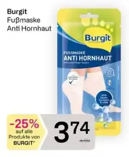 Bipa Burgit Fußmaske Anti Hornhaut Angebot