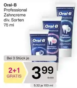 Bipa Oral-B Professional Zahncreme Angebot