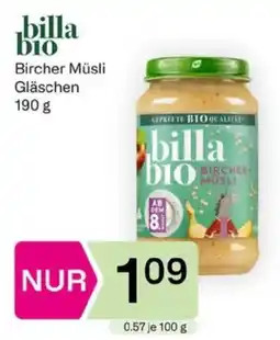 Bipa billa bio Bircher Müsli Angebot