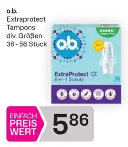 Bipa o.b. Extraprotect Tampons Angebot
