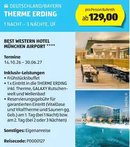 Hofer Deutschland/bayern therme erding Angebot